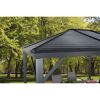 Pavillon 'Ventura 10 x 10' anthrazit 296 x 296 x 261 cm