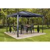 Pavillon 'Ventura 10 x 10' anthrazit 296 x 296 x 261 cm