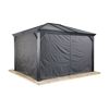 Pavillon 'Ventura 10 x 10' anthrazit 296 x 296 x 261 cm
