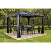 Pavillon 'Ventura 10 x 10' anthrazit 296 x 296 x 261 cm