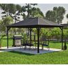 Pavillon 'Ventura 10 x 14' anthrazit 423 x 296 x 261 cm