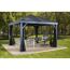 Pavillon 'South Beach 12 x 12' basaltgrau 363 x 363 x 310 cm