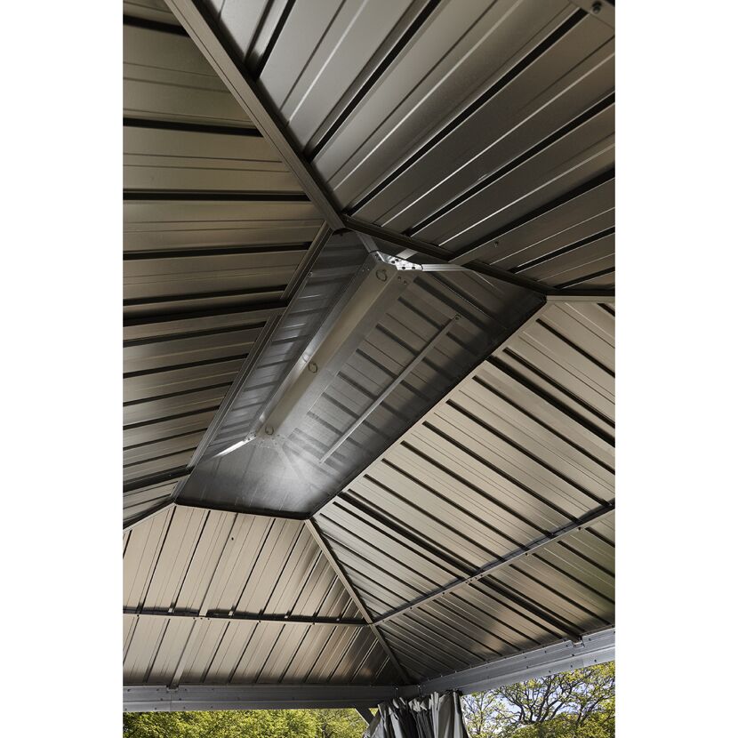 Pavillon 'Messina 10 x 12' anthrazit 298 x 363 x 291 cm
