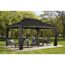 Pavillon 'Messina 12 x 16' anthrazit 363 x 483 x 307 cm