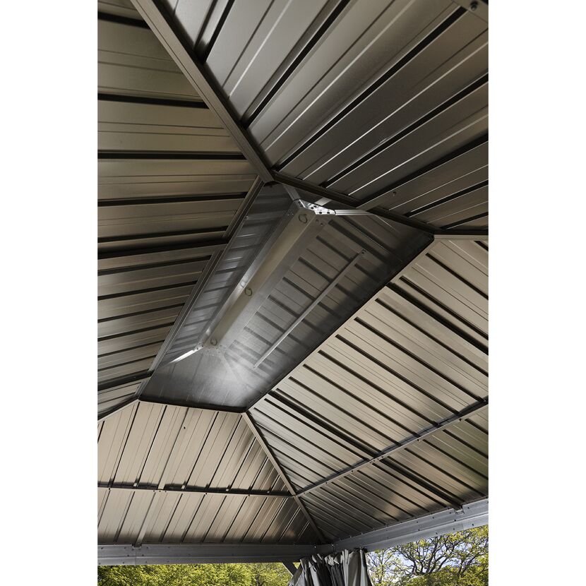 Pavillon 'Messina 12 x 16' anthrazit 363 x 483 x 307 cm