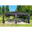 Pavillon 'Messina 12 x 20' anthrazit 363 x 598 x 307 cm