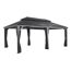Pavillon 'Messina 12 x 20' anthrazit 363 x 598 x 307 cm