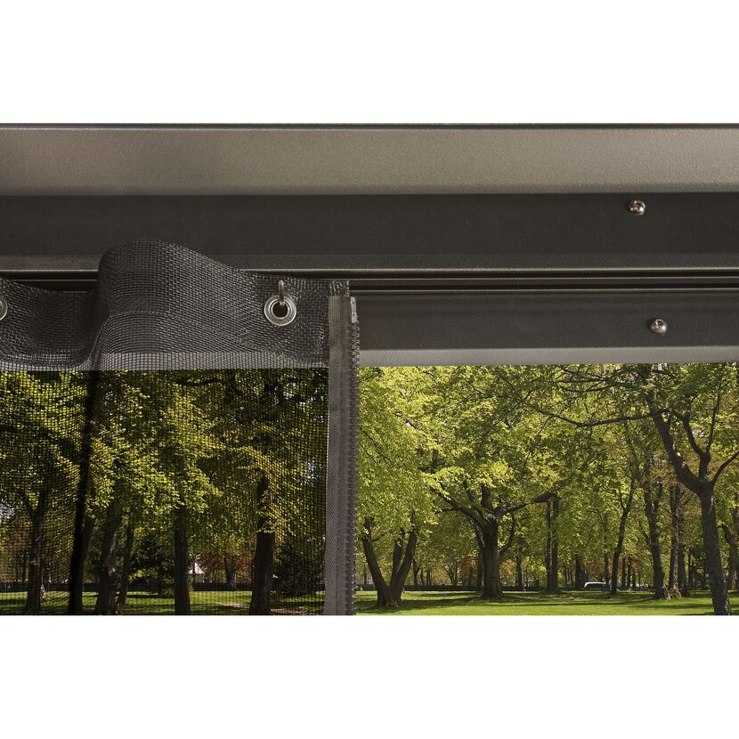 Pavillon 'Messina 12 x 20' anthrazit 363 x 598 x 307 cm