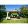 Pavillon 'Messina' champagnerfarben 363 x 483 x 307 cm