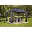 Pavillon 'Mykonos 10 x 14' basaltgrau 299 x 425 x 292 cm