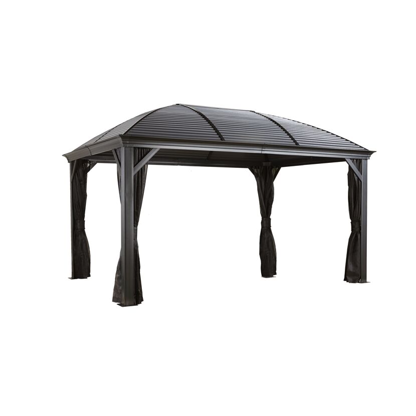 Pavillon 'Moreno 10 x 14' anthrazit 298 x 423 x 283 cm