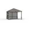 Pavillon 'Nanda' champagnerfarben/taupe 363 x 363 x 313 cm