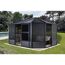 Pavillon 'Charleston' anthrazit 384 x 384 x 281 cm