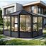Pavillon 'Charleston' anthrazit 384 x 384 x 281 cm