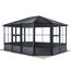 Pavillon 'Charleston 12 x 15' anthrazit 384 x 489 x 281 cm