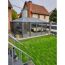 Pavillon 'Charleston 12 x 15' anthrazit 384 x 489 x 281 cm
