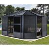 Pavillon 'Charleston 12 x 15' anthrazit 384 x 489 x 281 cm