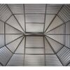 Pavillon 'Charleston 12 x 15' anthrazit 384 x 489 x 281 cm