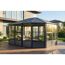 Pavillon 'Charleston 12 x 15' anthrazit 384 x 489 x 281 cm