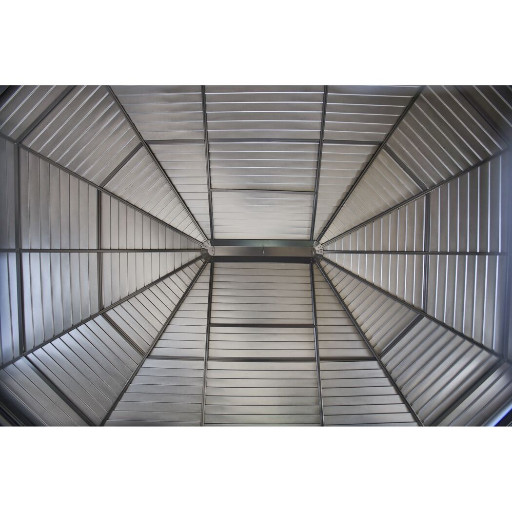 Pavillon 'Charleston' anthrazit 384 x 594 x 281 cm