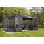 Pavillon 'Charleston' anthrazit 384 x 594 x 281 cm