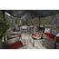 Pavillon 'Charleston' anthrazit 384 x 594 x 281 cm