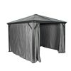 Vorhang-Set für Pavillon 'Verona 10 x 10' dunkelgrau