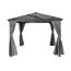 Vorhang-Set für Pavillon 'Verona 10 x 10' dunkelgrau