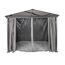 Vorhang-Set für Pavillon 'Verona 10 x 10' dunkelgrau