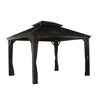 Vorhang-Set für Pavillon 'Messina/Mykonos 10 x 12' anthrazit