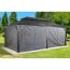 Vorhang-Set für Pavillon 'Messina 12 x 20' dunkelgrau