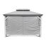 Vorhang-Set für Pavillon 'Messina 1012' taupe