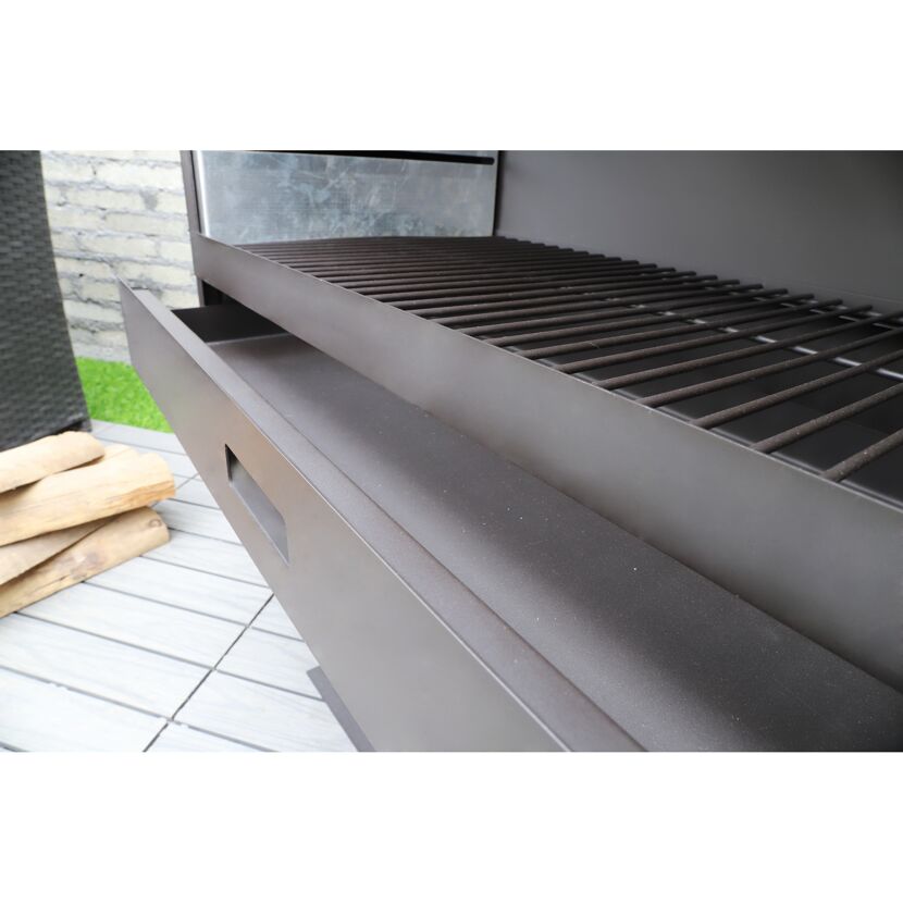 Aschekasten des Grillkamins
