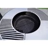 Runder Grill mit Grillrost
