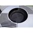 Runder Grill mit Grillrost