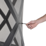 Verkleinertes Bild von Faltpavillon 'Flexion' grau Polyester 350 x 300 x 225 cm