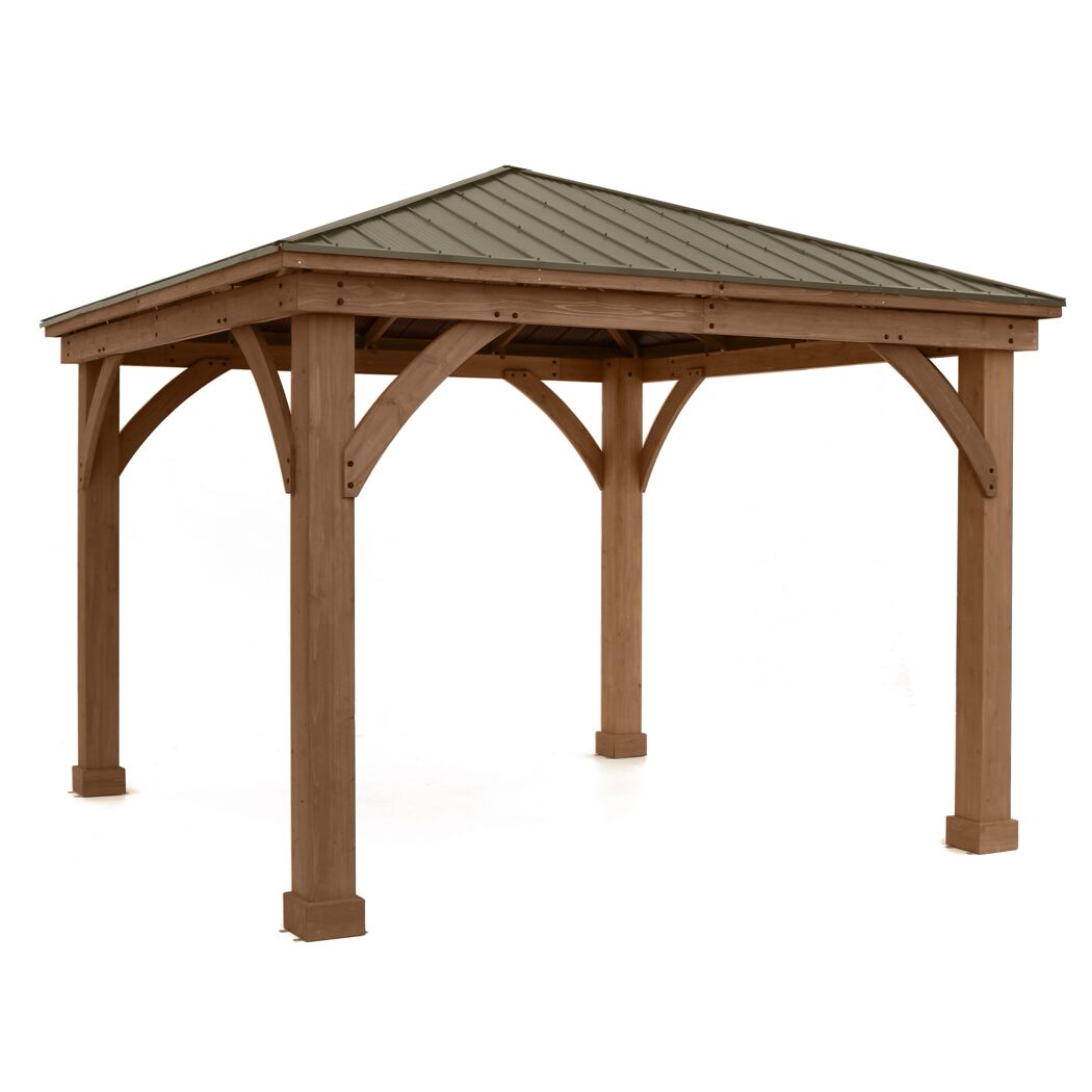Pavillon 'Devon' naturfarben 366 x 366 x 320 cm