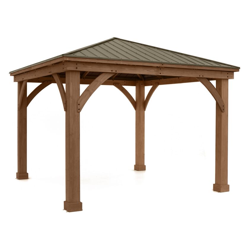 Pavillon 'Devon' naturfarben 366 x 366 x 320 cm