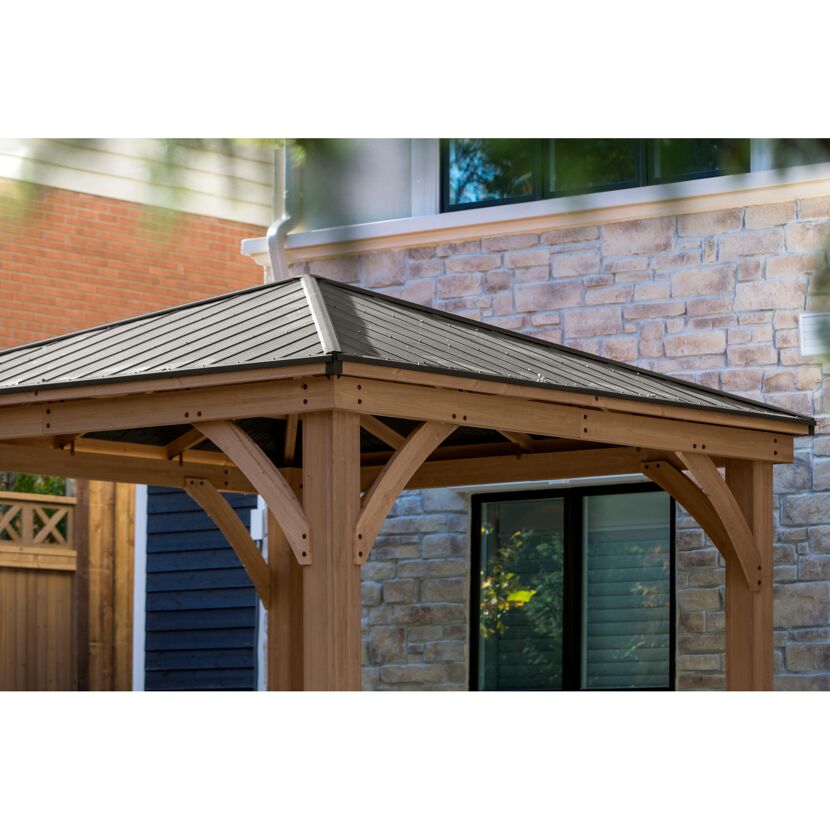 Pavillon 'Devon' naturfarben 366 x 366 x 320 cm