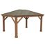 Holzpavillon Devon 12x16 Natur