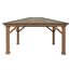 Holzpavillon Devon 12x16 Natur