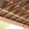 Holzbalken Pavillon Decke