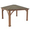 Holzpavillon Devon 12x14 Natur