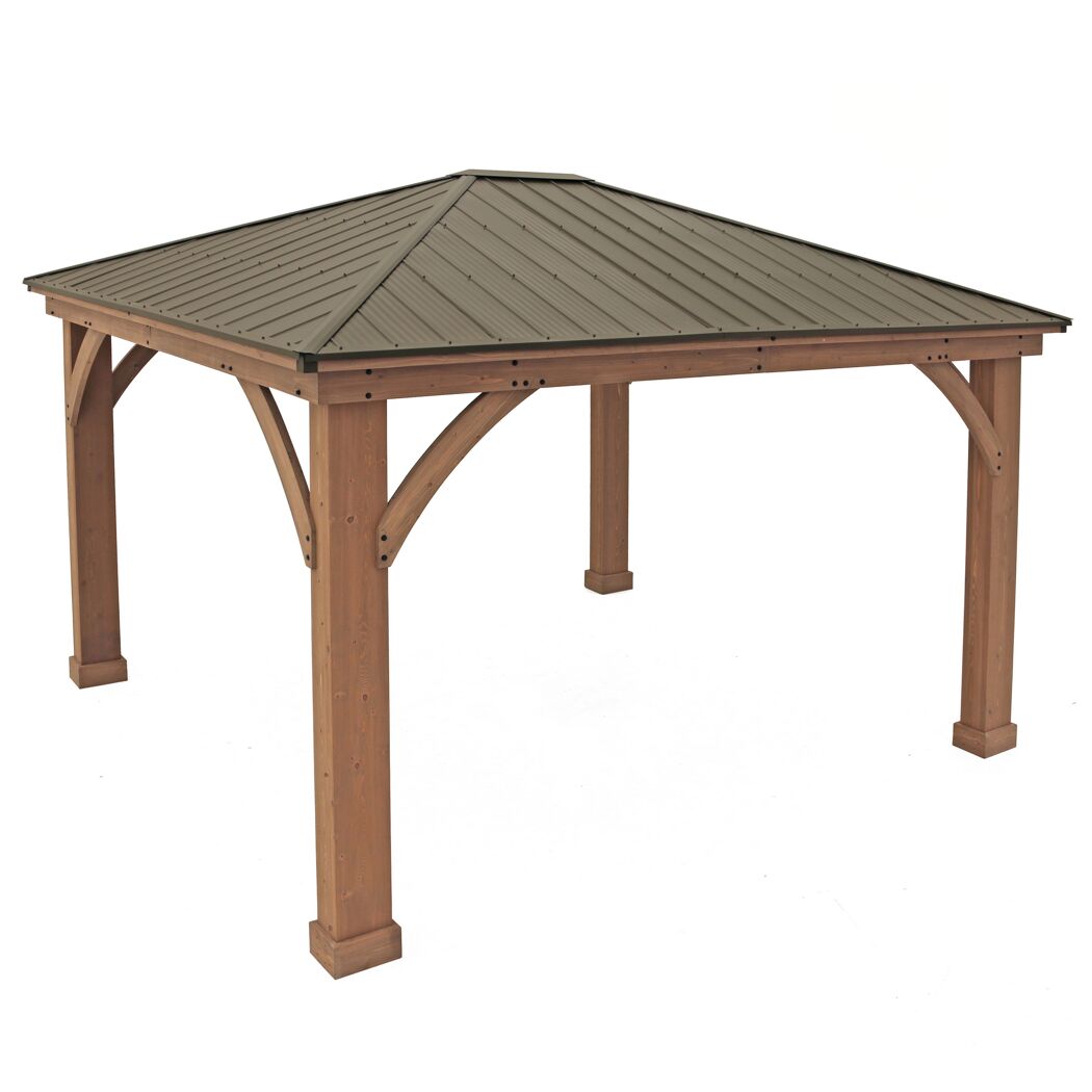 Holzpavillon Devon 12x14 Natur