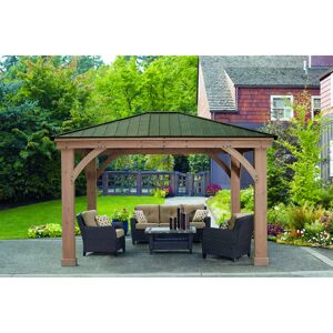 Pavillon 'Devon 12 x 14' Natur 365 x 427 x 317,5 cm