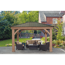 Pavillon 'Devon 12 x 14' Natur 365 x 427 x 317,5 cm