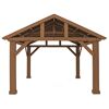 Pavillon 'Yukon' naturfarben 427 x 366 x 330 cm