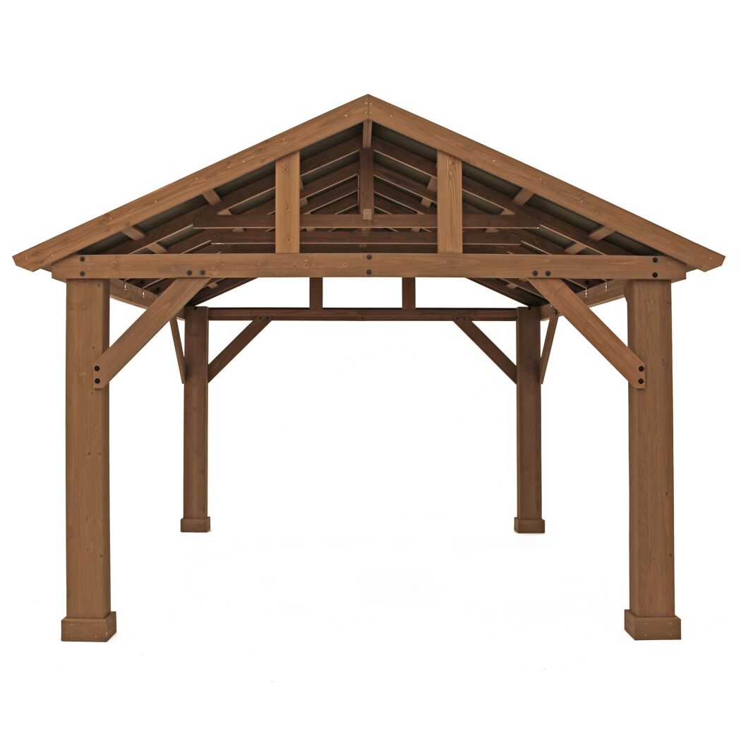 Pavillon 'Yukon' naturfarben 427 x 366 x 330 cm
