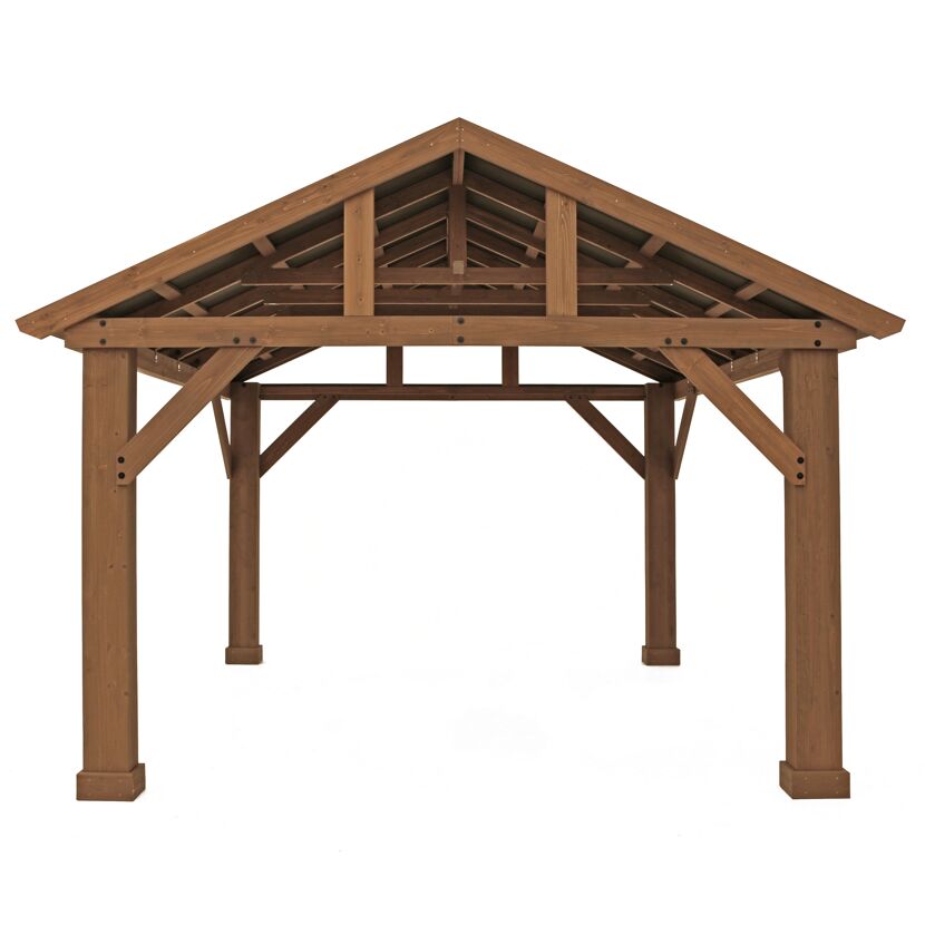 Pavillon 'Yukon' naturfarben 427 x 366 x 330 cm