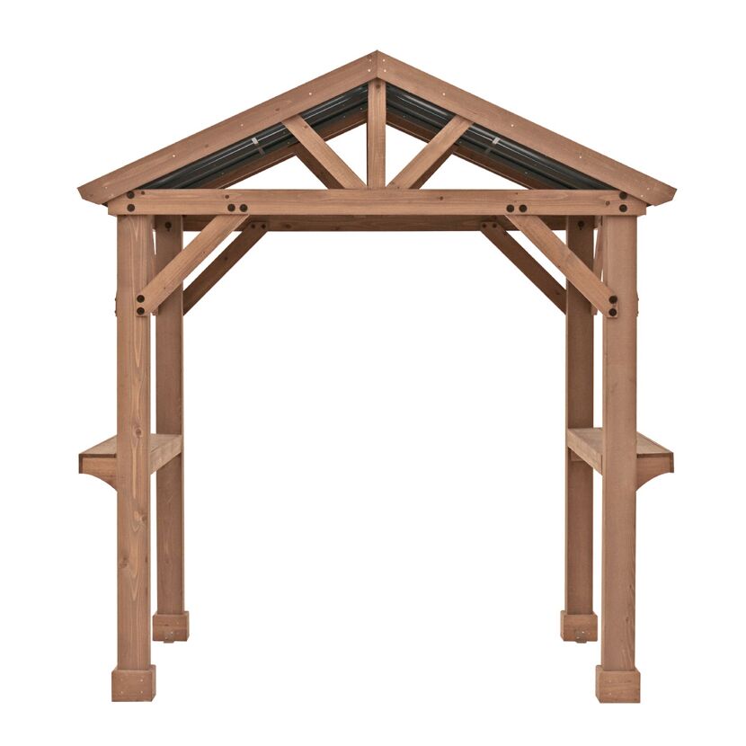 Pavillon BBQ 'Laval' naturfarben 174 x 245 x 268 cm